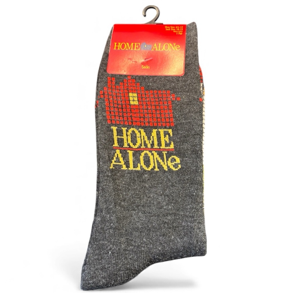 Home Alone Gray Socks